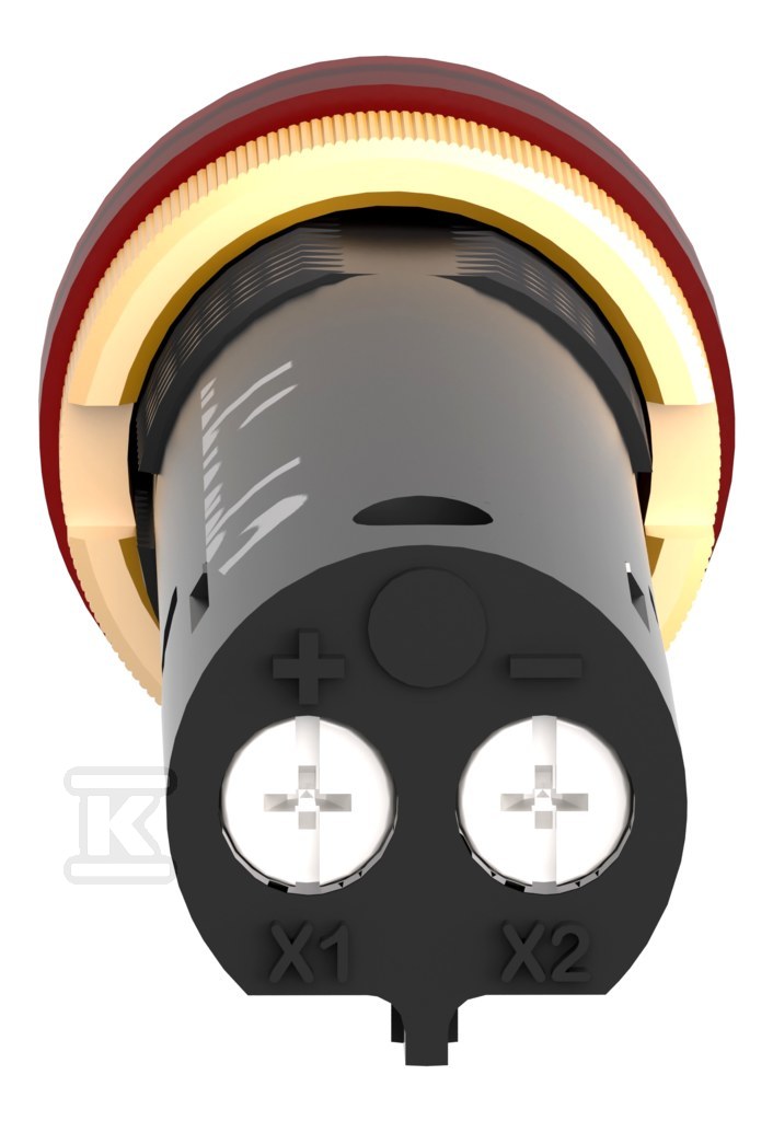 Indicador luminoso Fi12 vermelho LED - XVLA334
